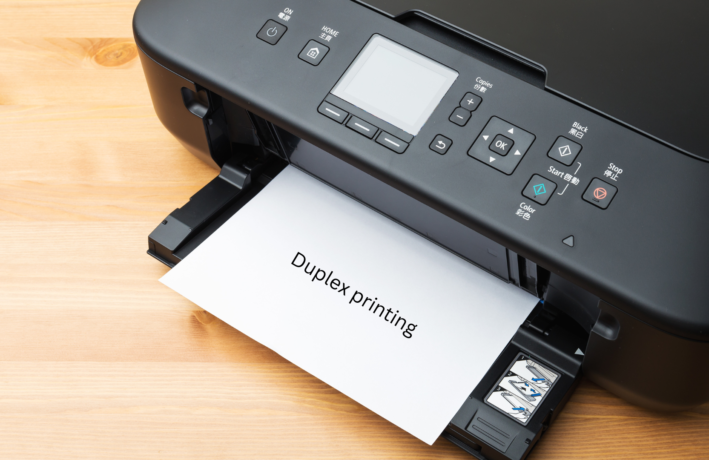What is duplex printing?